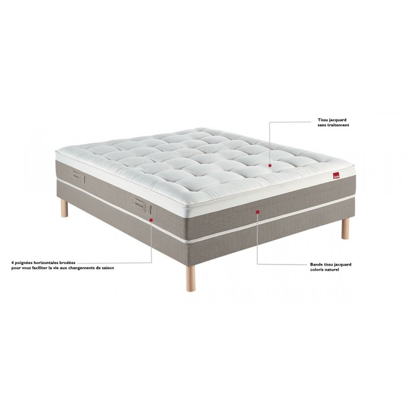 Matelas EPEDA Ressorts + Latex GAYA 