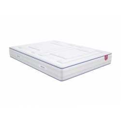 Matelas MERINOS  Ressorts + Mousse à mémoire de forme FERDINAND 